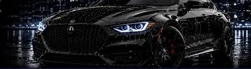 Freshly detailed black sport sedan by Elite 315 Detailing